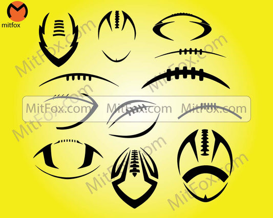 Football Bundle 1 SVG Graphics