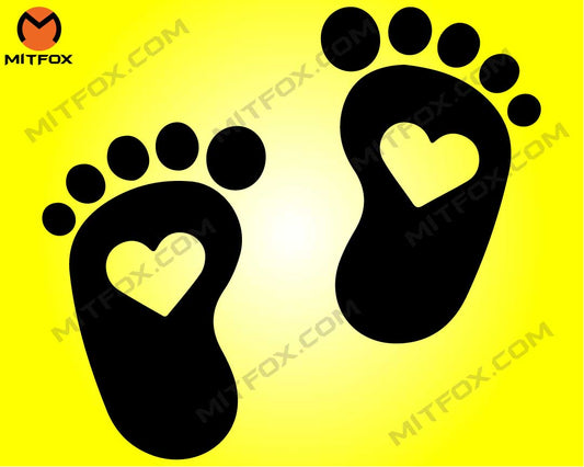 Baby Feet SVG - mitfox