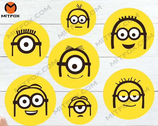 minions bundle svg, svg files for cricut, High quality layered files
