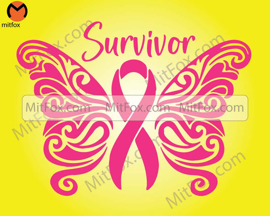 Cancer Survivor Svg, Breast Cancer SVG, Cancer SVG, Cancer Awareness SVG, Fight Cancer Svg, Breast Cancer Shirt, Ribbon, cut file for cricut