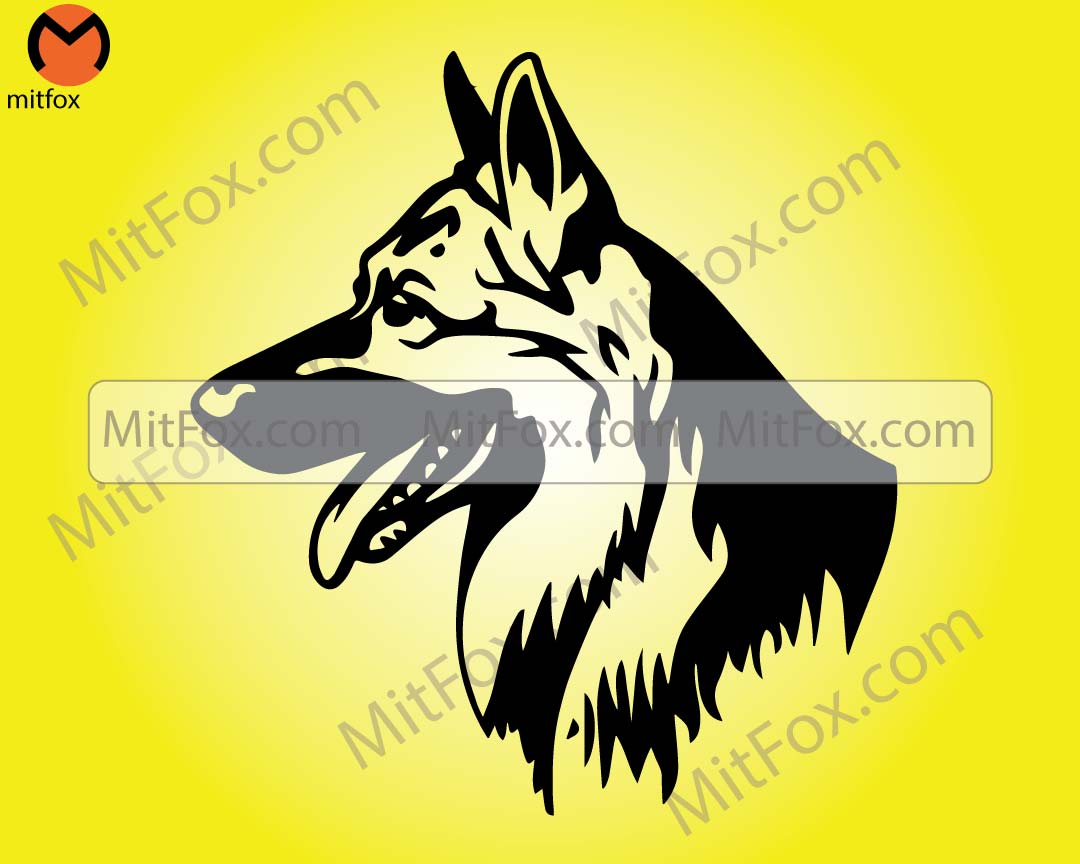 German Shepherd svg Dog Svg File For Cricut Dog Face Peeking Head Paws Breed Plasma Dxf CNC Peekaboo Laser Cut Vector Clipart Png Download