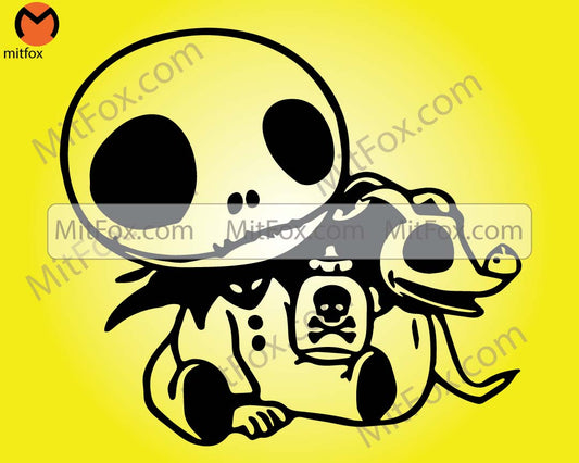 Jack Skellington SVG | Baby Jack | Zero Puppy | Nightmare Before Christmas svg | Cricut Cut File | Silhouette Cut File INSTANT DOWNLOAD