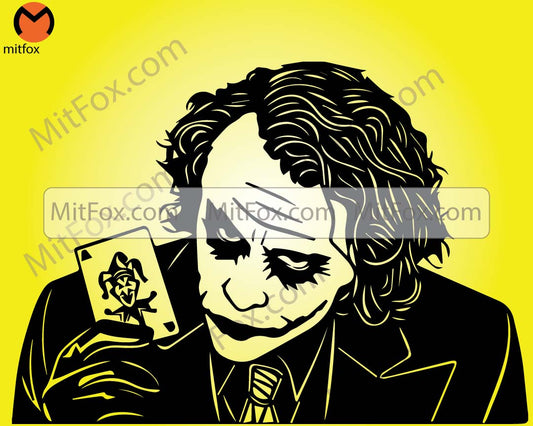 Joker files svg, dxf, png