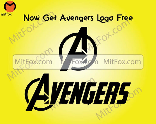 Marvel Avengers Logo Svg Png T-Shirt Design Cutting File, Silhouette Studio , Cricut, Cutter, Vinyl