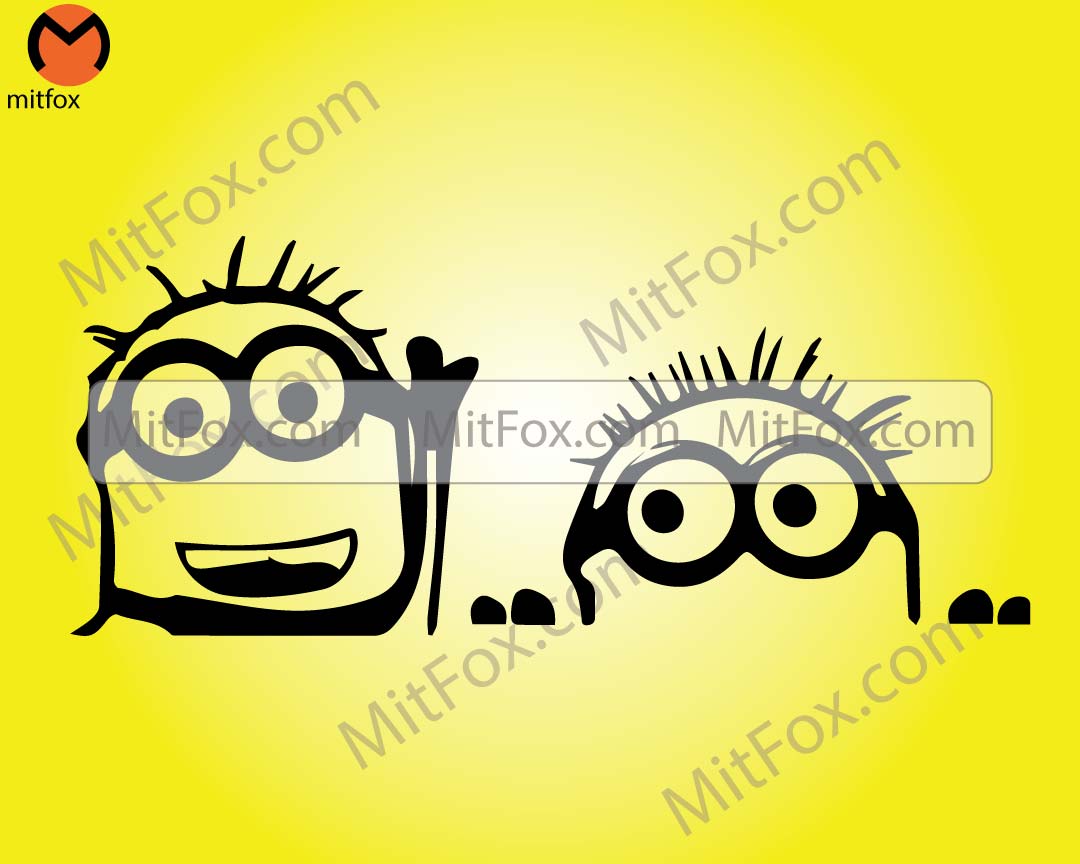 Minions svg, Despicable me Svg Vinyl Cut File, Svg, Pdf, Jpg, Png, Ai Printable Design File