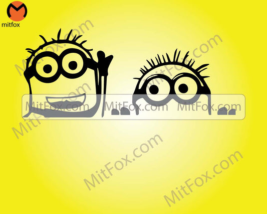 Minions svg, Despicable me Svg Vinyl Cut File, Svg, Pdf, Jpg, Png, Ai Printable Design File