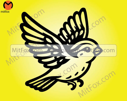 Song Birds Designs Bundle | svg png eps pdf | vector graphics design cut print dye sub laser engrave digital files commercial use