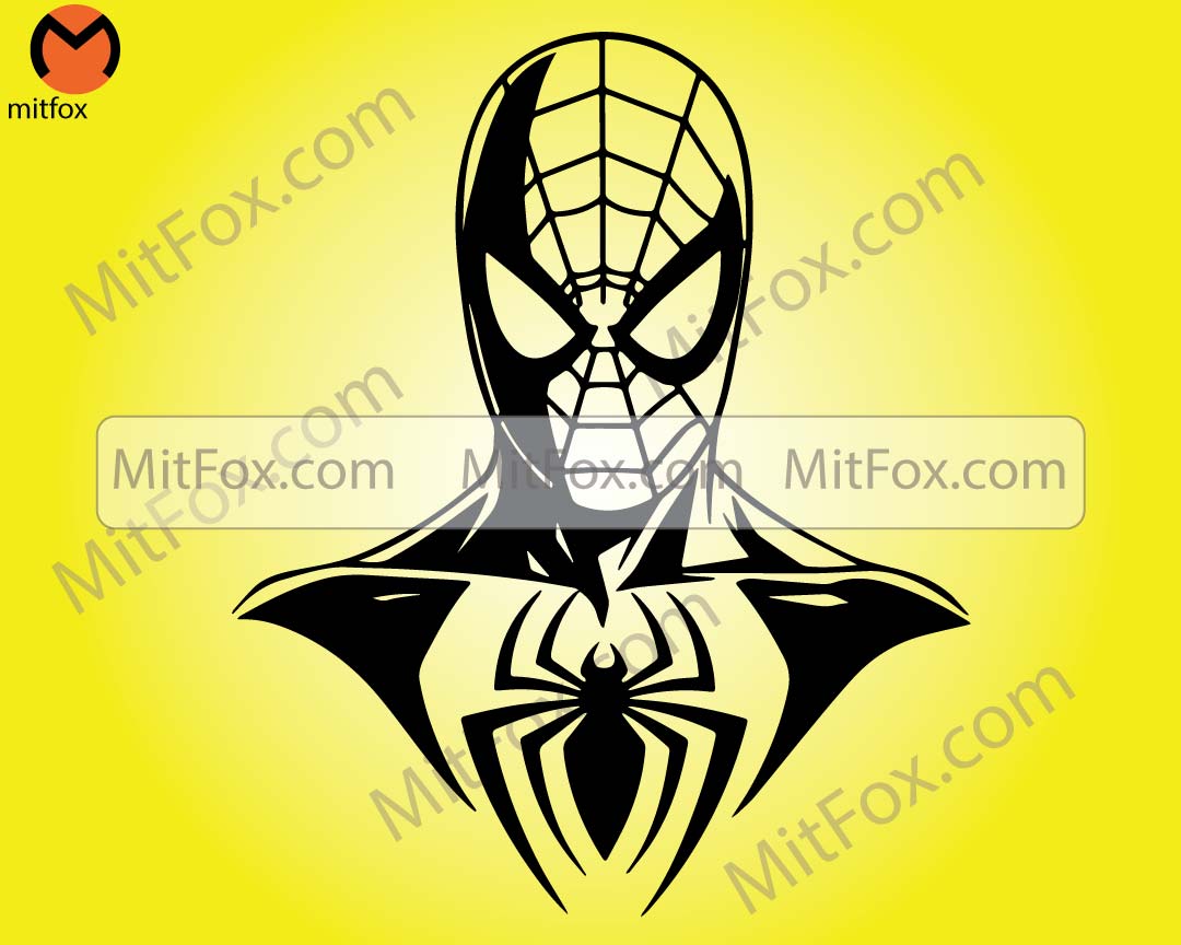 Spiderman svg, Spiderman Decoration ,Spiderman Silhouette, Cutting Files Cricut, Svg, Png, Dxf, Eps