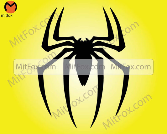 Spiderman Logo SVG, PNG, EPS, Cut files, layered, Cricut, Silhouette, Scrapbooking, Card Making, Paper Crafts, Clipart, Vinyl decal