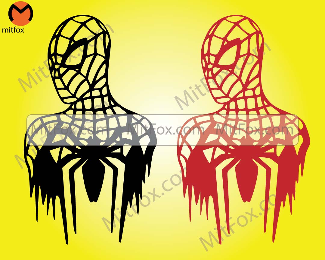 Spiderman svg, Spiderman Decoration ,Spiderman Silhouette, Cutting Files Cricut, Svg, Png, Dxf, Eps