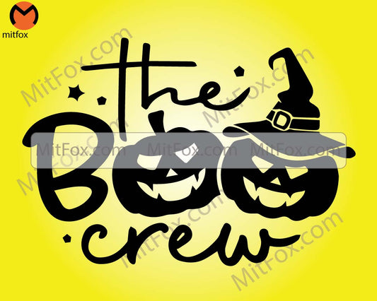 The boo crew svg, Halloween Svg, Witch Svg, Ghost Svg, Sarcastic SVG, Boo Svg, Svg Dxf Eps Png Files for Cutting Machines Cameo Cricut