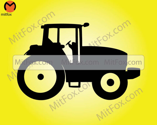 Tractor Digital Cut File, Tractor Instant Download, Tractor Clipart Svg, Tractor Dxf Files, Tractor Svg Bundle, Tractor Vector Files