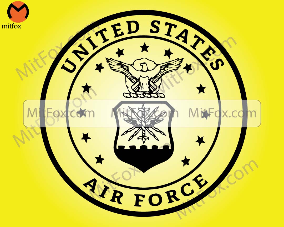 United States Air Force / Seal Logo / SVG / Us Army / Clipart / Vector / Sublimation / Cricut