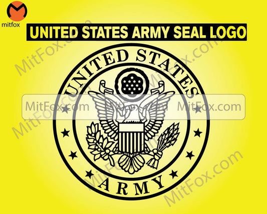 United States Army Seal Logo, Sharpest Stars, Cut File, Instant Download, Cricut, Sublimation, Shirt, Sticker, Print on demand, POD, US Army